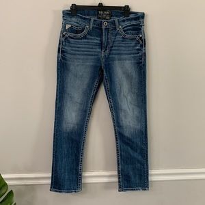NEW SALVAGE HAVOC STRAIGHT SLIM FIT SIZE:34x28
